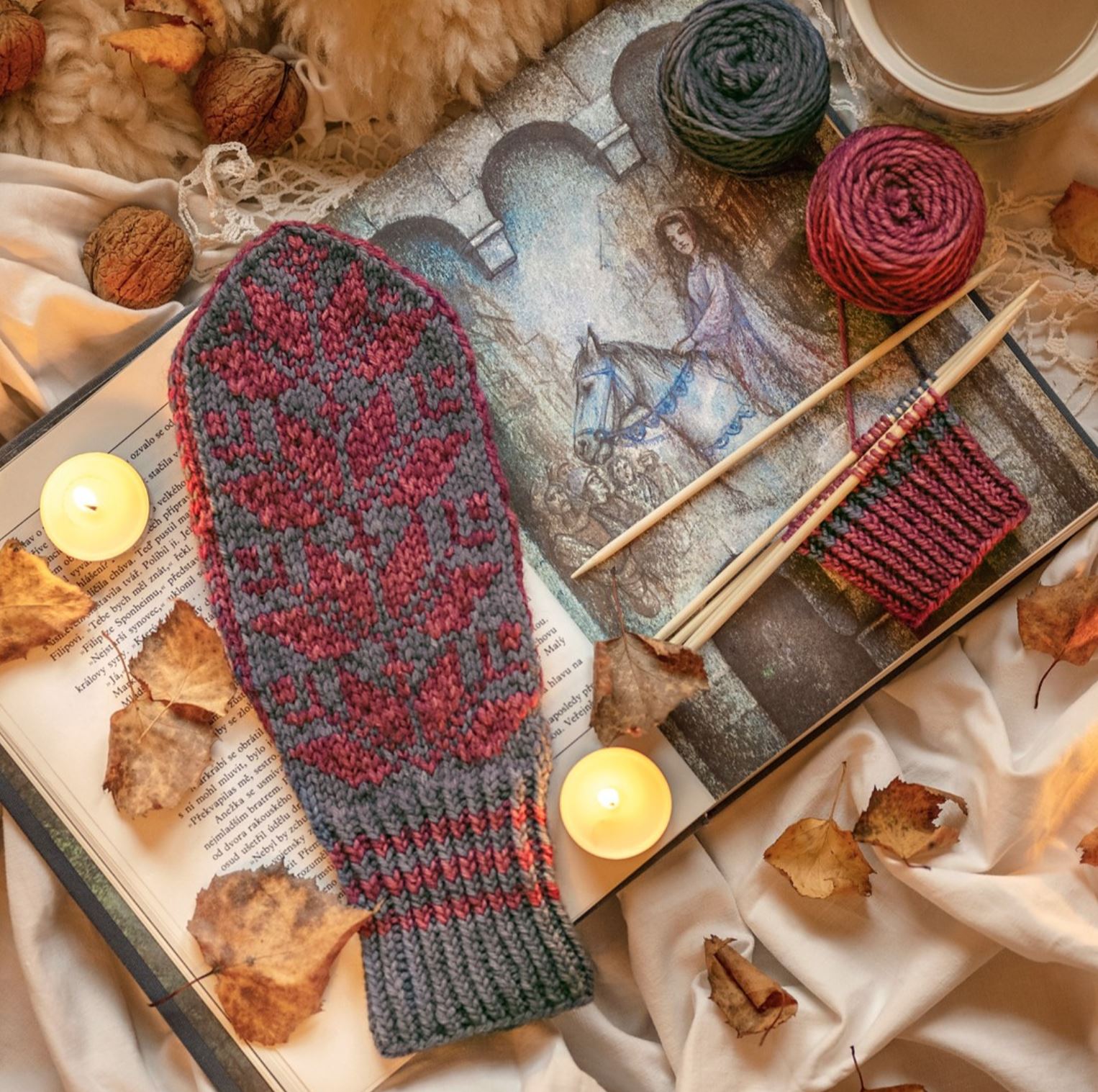 Návod na pletené palčáky - ATIK ATELIER